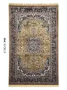 Gold Persian Silk Carpet For Living Room & Bedroom 