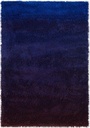 Blue Handcrafted Microfiber Solid Super Soft Shaggy Carpet 