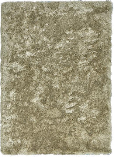 Beige Handcrafted Microfiber Solid Super Soft Shaggy Carpet  (2 x 8 ft)
