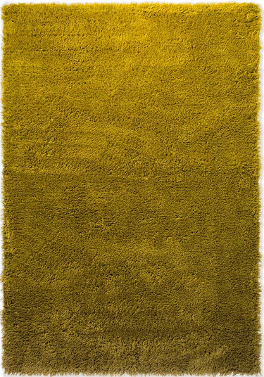 Olive Handcrafted Microfiber Solid Super Soft Shaggy Carpet  (2 x 8 ft)