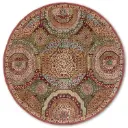 Jarett Multicolor Traditional Hand Tufted Woollen Round Rug 