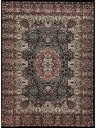 Black Persian Wool Traditional Carpet 
