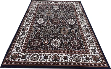 Blue Persian Wool Traditional Carpet 