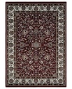 Maroon Persian Wool Traditional Carpet 