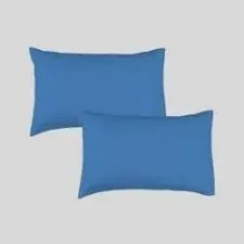 Set of 2 Solid Royal Blue Pillowcases / Pillow Shams 