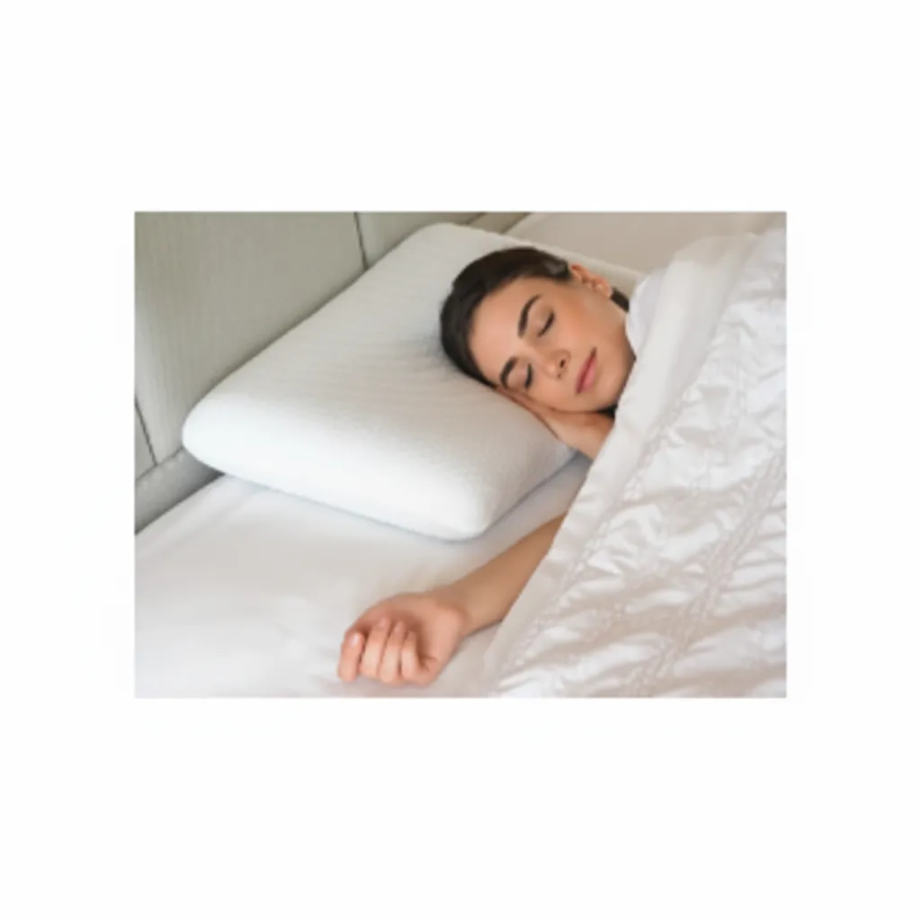 Ergonomic Contoured Memory Foam Pillow - 17x27 Inch (Neck & Orthopedic Support) 
