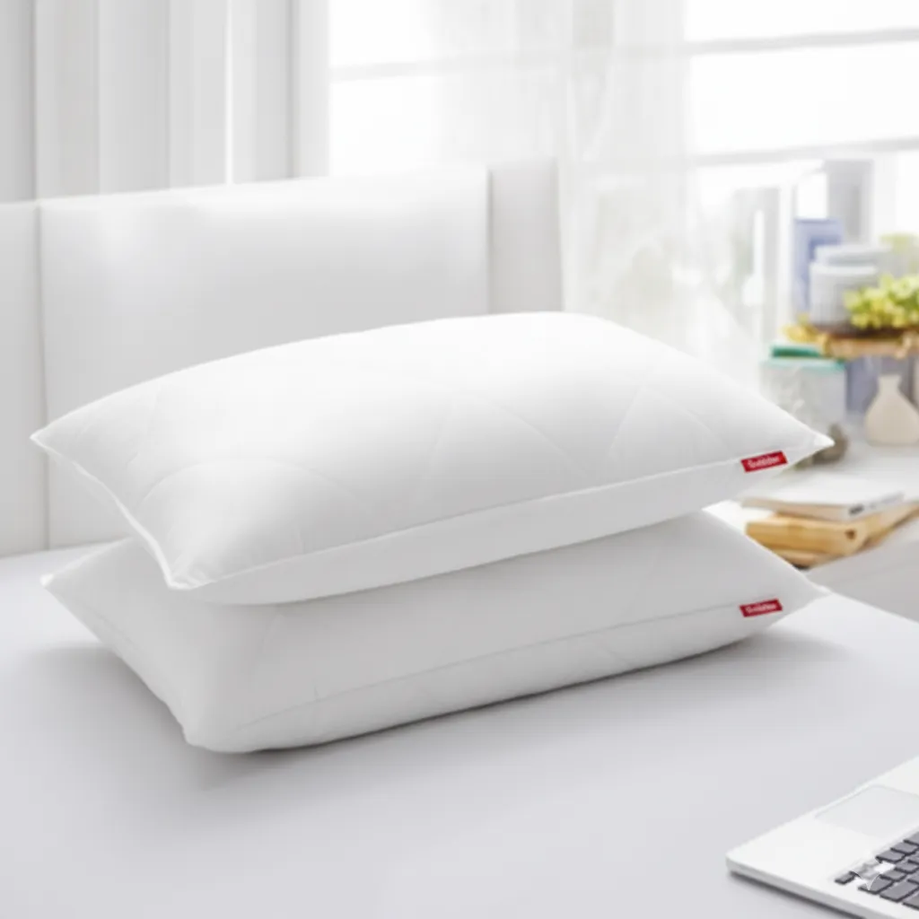 Set of 2 Premium Micro Fiber Pillows - 17x27 Inch (Soft & Fluffy) 