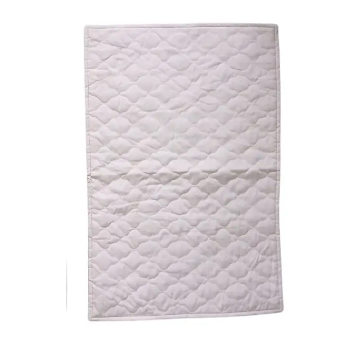 Solid Neutral Quilted Pillow Cover/Sham with Multi-Textured Geometric Stitching 